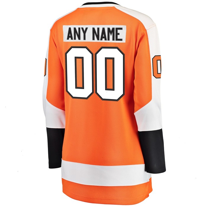 Philadelphia Flyers Fanatics Branded Women's Home Breakaway Custom Jersey - Orange