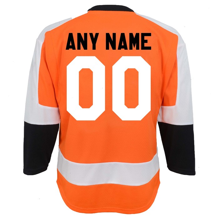 Philadelphia Flyers Preschool Home Replica Custom Jersey - Orange