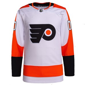 Philadelphia Flyers adidas Away Authentic Pro Custom Jersey - White