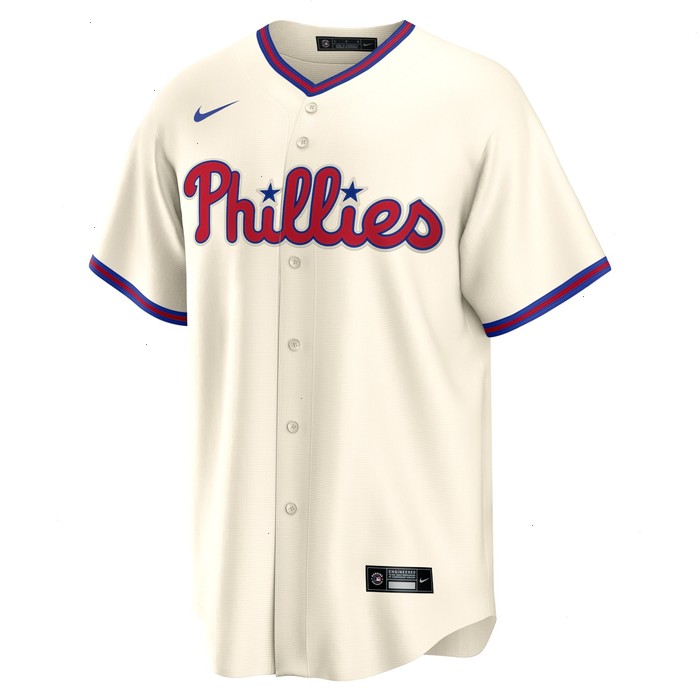 Philadelphia Phillies Nike Alternate Replica Team Jersey - Cream