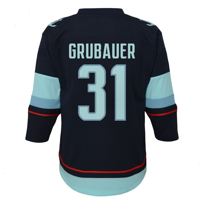 Philipp Grubauer Seattle Kraken Preschool Home Replica Player Jersey - Deep Sea Blue