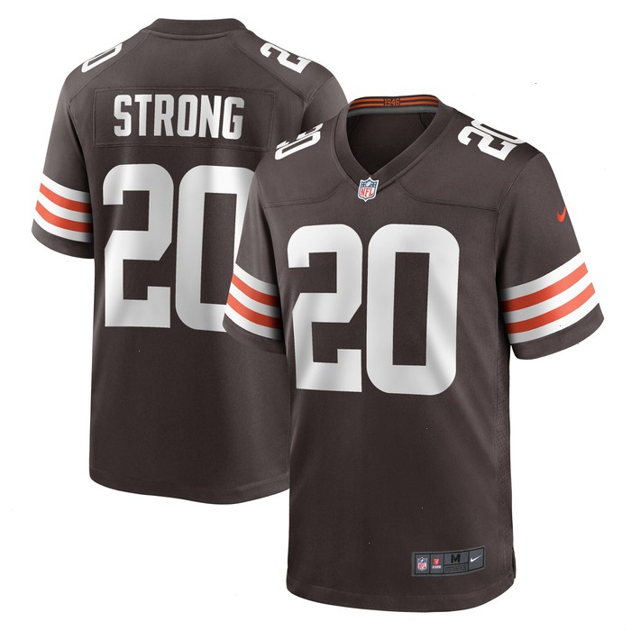 Pierre Strong Jr. Cleveland Browns Nike Team Game Jersey - Brown