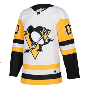 Pittsburgh Penguins adidas Authentic Custom Jersey - White