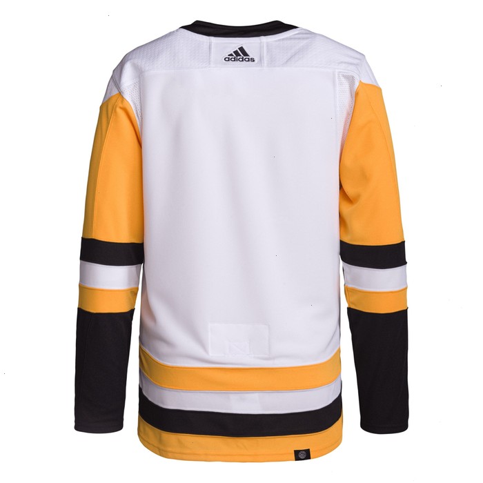 Pittsburgh Penguins adidas Away Primegreen Authentic Pro Jersey – White