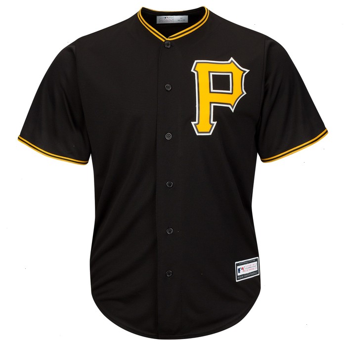 Pittsburgh Pirates Big & Tall Replica Team Jersey - Black