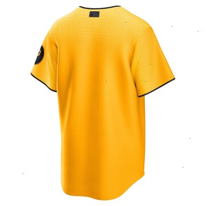  Pittsburgh Pirates Nike 2023 City Connect Replica Jersey - Gold