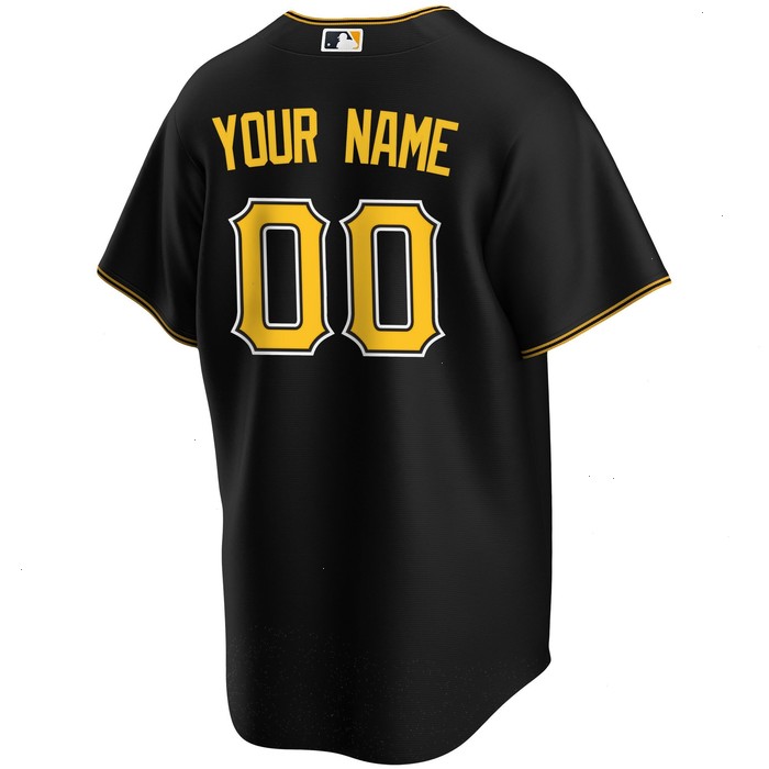 Pittsburgh Pirates Nike Alternate Replica Custom Jersey - Black