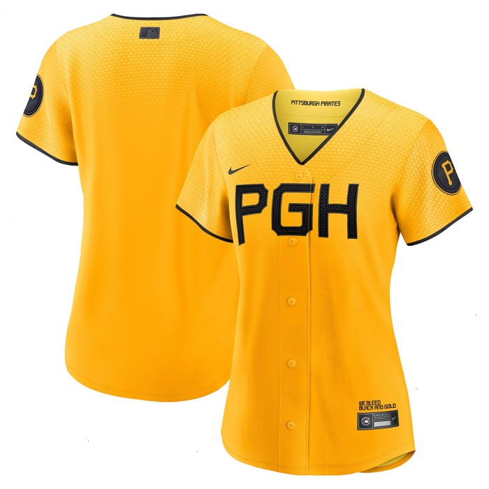 Pittsburgh Pirates Nike Women's 2023 City Connect Replica Jersey - Gold