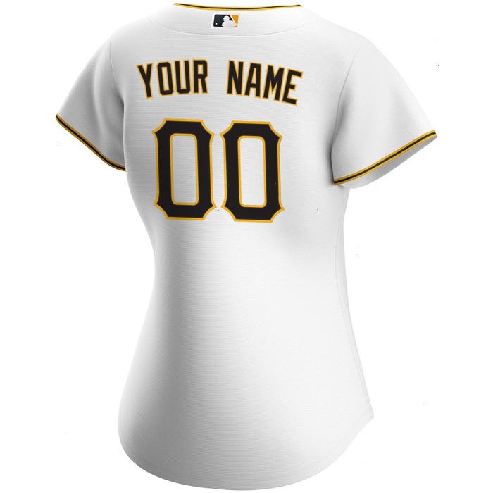 Pittsburgh Pirates Nike Women's Home Replica Custom Jersey - White