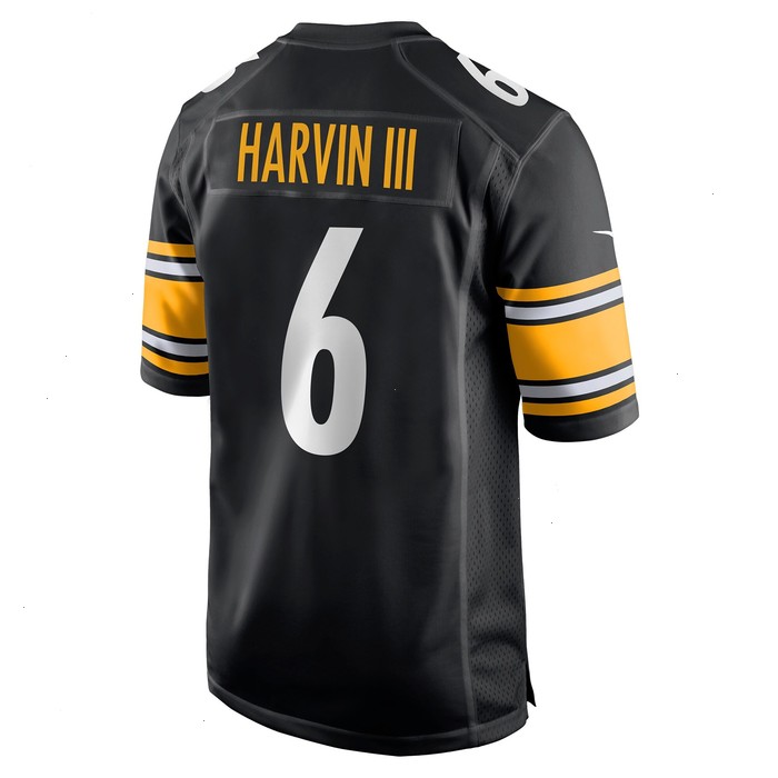 Pressley Harvin III Pittsburgh Steelers Nike Game Jersey - Black