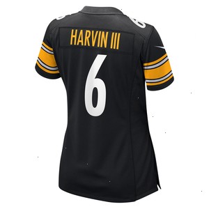 Pressley Harvin III Pittsburgh Steelers Nike Women's Game Jersey - Black