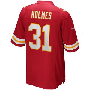 Priest Holmes Kansas City Chiefs Nike Game Retired Player Jersey - Red