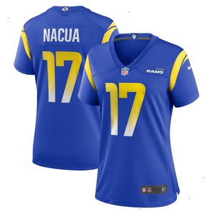 Puka Nacua Los Angeles Rams Nike Women's Home Game Jersey - Royal