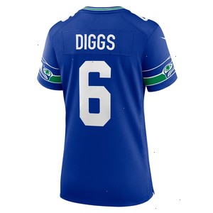 Quandre Diggs Seattle Seahawks Nike Women's Throwback Player Game Jersey - Royal