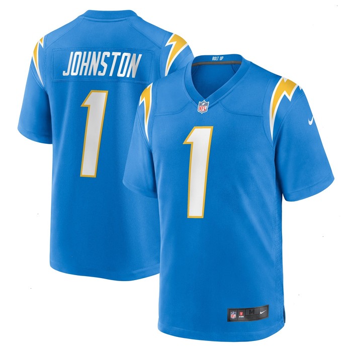 Quentin Johnston Los Angeles Chargers Nike 2023 NFL Draft First Round Pick Game Player Jersey - Powder Blue