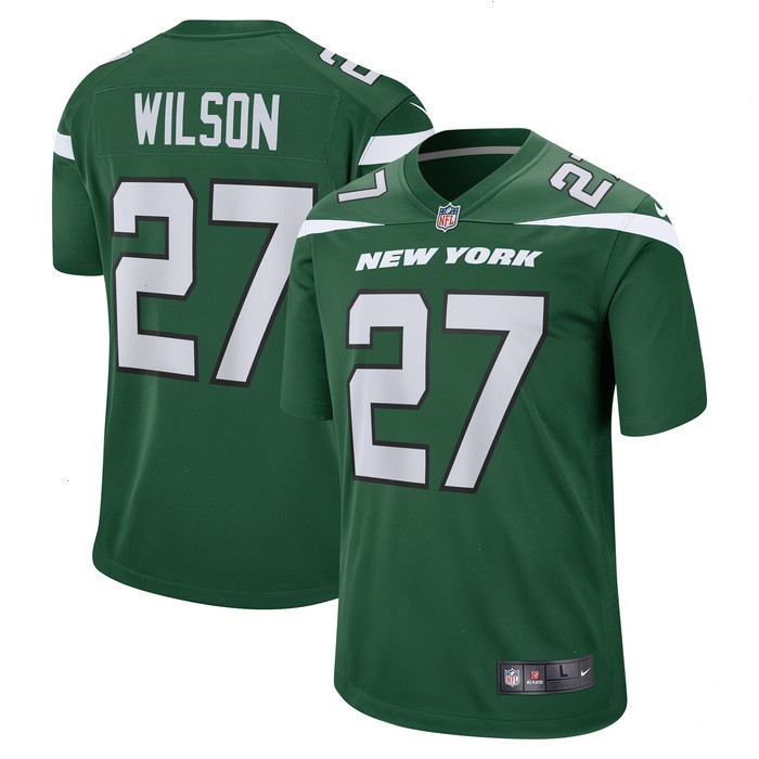 Quincy Wilson New York Jets Nike Game Jersey - Gotham Green