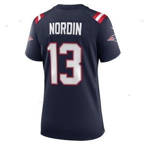 Quinn Nordin New England Patriots Nike Women's Game Player Jersey - Navy