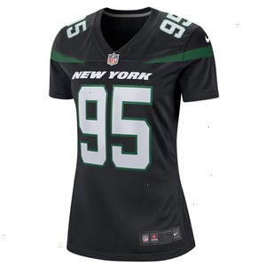 Quinnen Williams New York Jets Nike Women's Alternate Game Player Jersey - Stealth Black