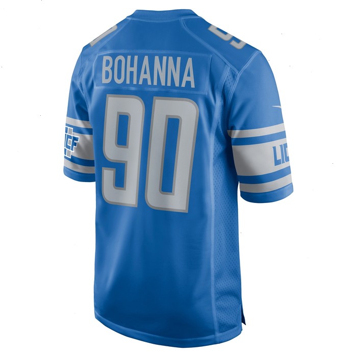 Quinton Bohanna Detroit Lions Nike Team Game Jersey - Blue