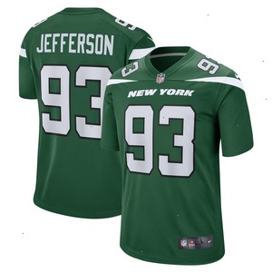 Quinton Jefferson New York Jets Nike Game Jersey - Green