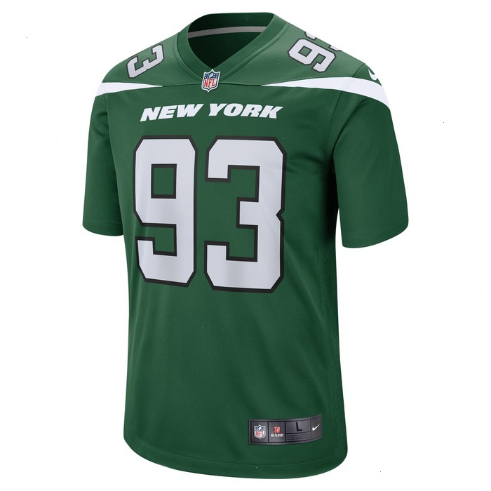 Quinton Jefferson New York Jets Nike Game Jersey - Green