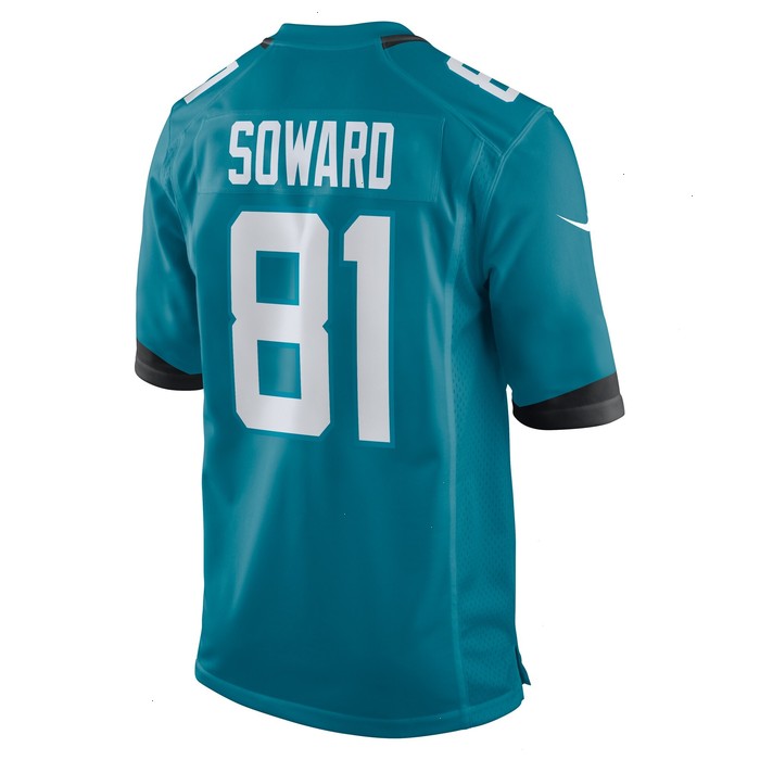 R. Jay Soward Jacksonville Jaguars Nike Retired Player Team Game Jersey - Teal