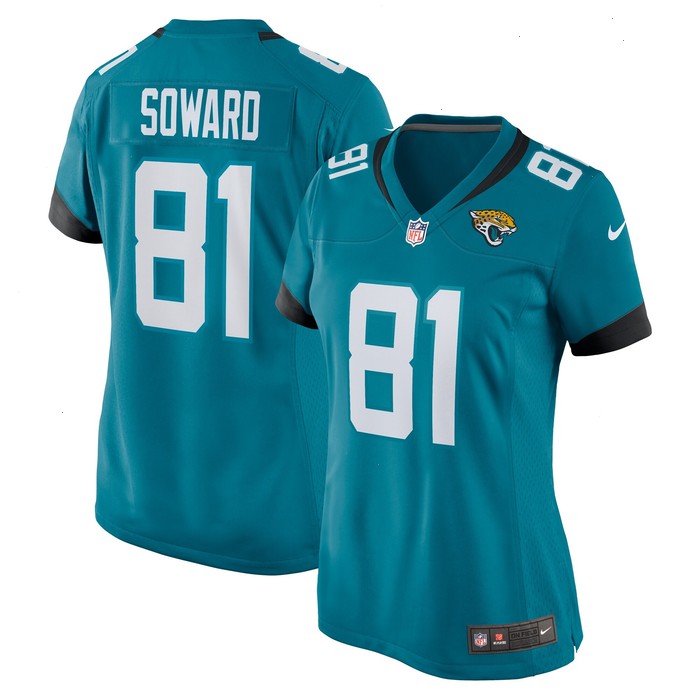 R. Jay Soward Jacksonville Jaguars Nike Women's Retired Player Team Game Jersey - Teal