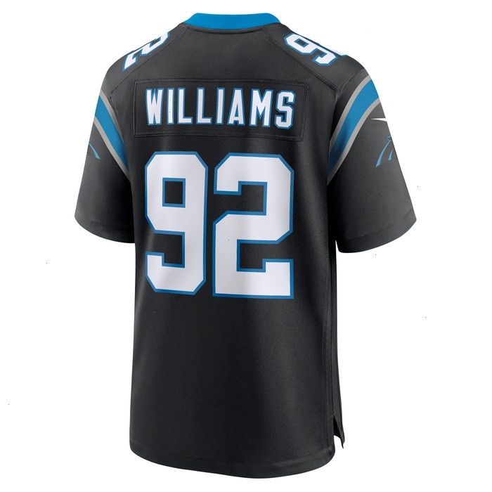 Raequan Williams Carolina Panthers Nike Team Game Jersey - Black