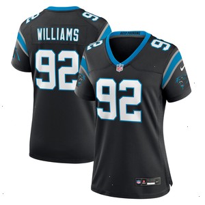 Raequan Williams Carolina Panthers Nike Women's Team Game Jersey - Black