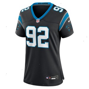 Raequan Williams Carolina Panthers Nike Women's Team Game Jersey - Black