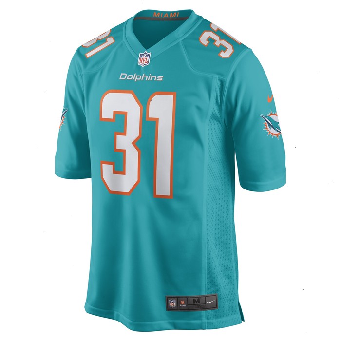 Raheem Mostert Miami Dolphins Nike Game Jersey - Aqua