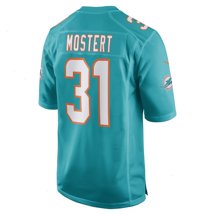 Raheem Mostert Miami Dolphins Nike Game Jersey - Aqua