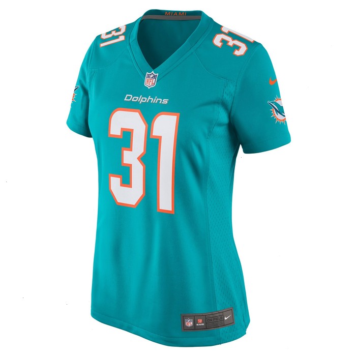 Raheem Mostert Miami Dolphins Nike Women's Game Jersey - Aqua