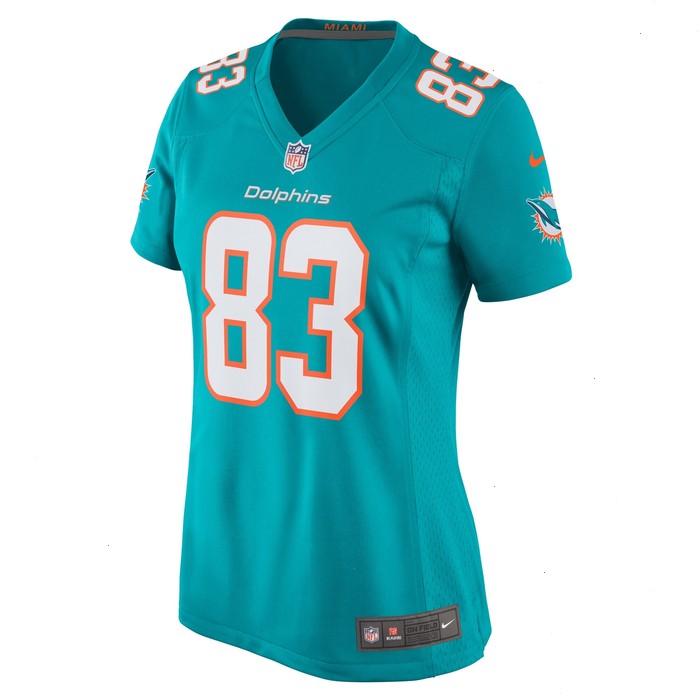 Raleigh Webb Miami Dolphins Nike Women's Team Game Jersey - Aqua