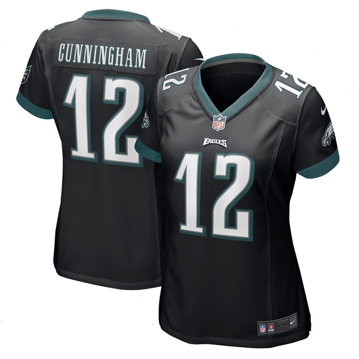 Randall Cunningham Philadelphia Eagles Nike Women's Retired Game Jersey - Black