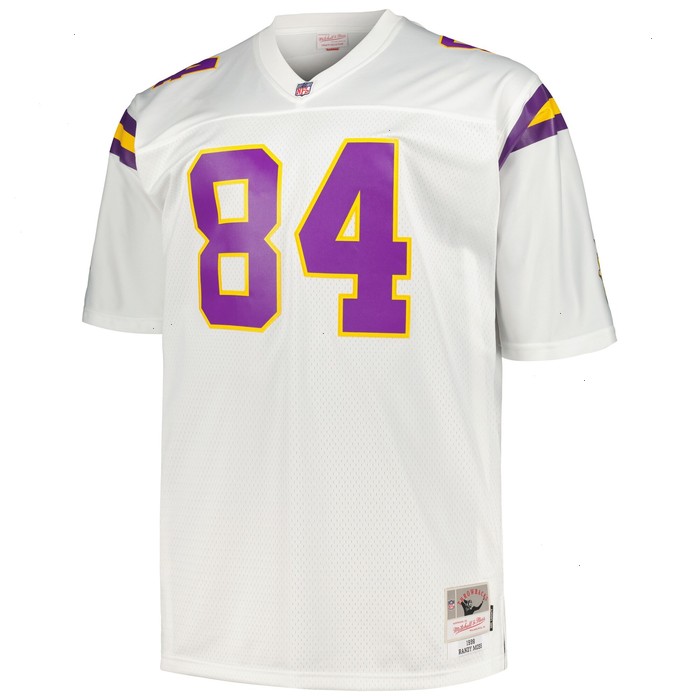 Randy Moss Minnesota Vikings Mitchell & Ness Big & Tall 1998 Legacy Retired Player Jersey - White