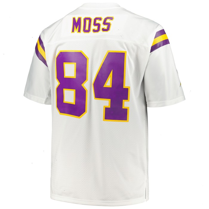 Randy Moss Minnesota Vikings Mitchell & Ness Big & Tall 1998 Legacy Retired Player Jersey - White