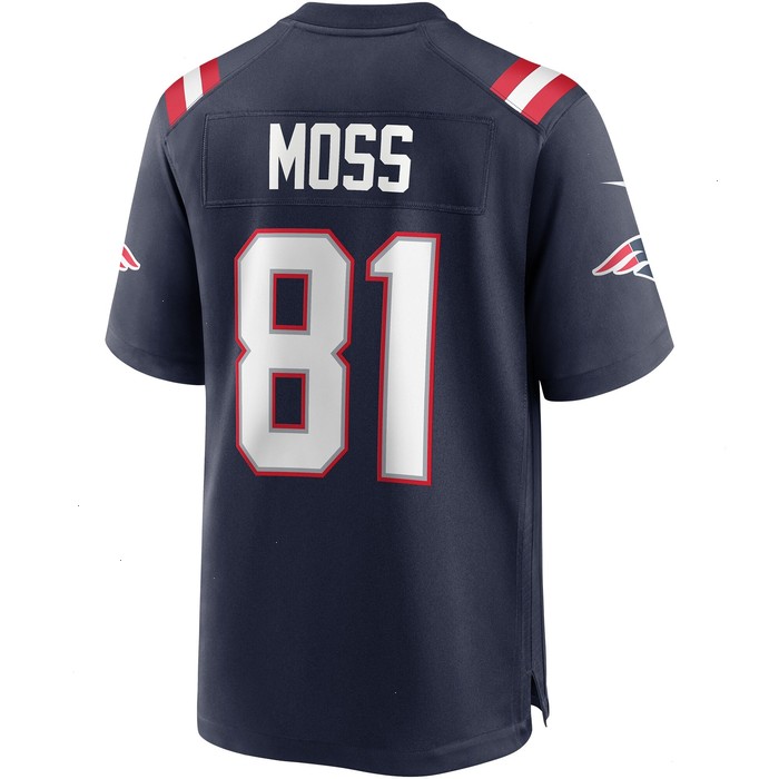 Randy Moss New England Patriots Nike Game Retired Player Jersey - Navy