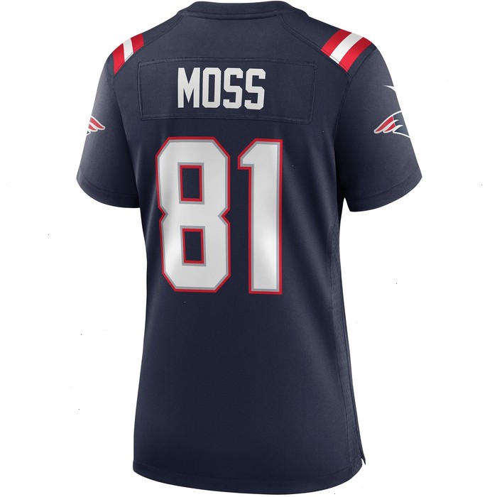 Randy Moss New England Patriots Nike Women's Game Retired Player Jersey - Navy