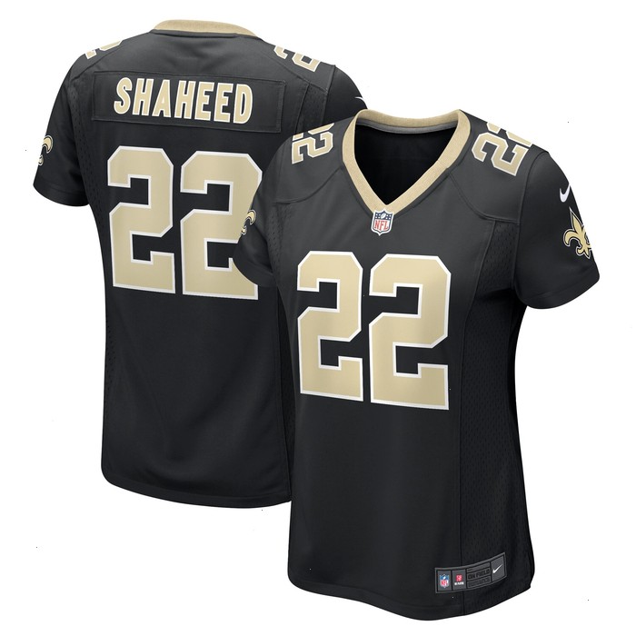 Rashid Shaheed New Orleans Saints Nike Women's Team Game Jersey - Black