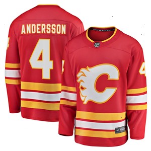 Rasmus Andersson Calgary Flames Fanatics Branded Home Team Breakaway Player Jersey - Red