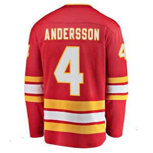 Rasmus Andersson Calgary Flames Fanatics Branded Home Team Breakaway Player Jersey - Red