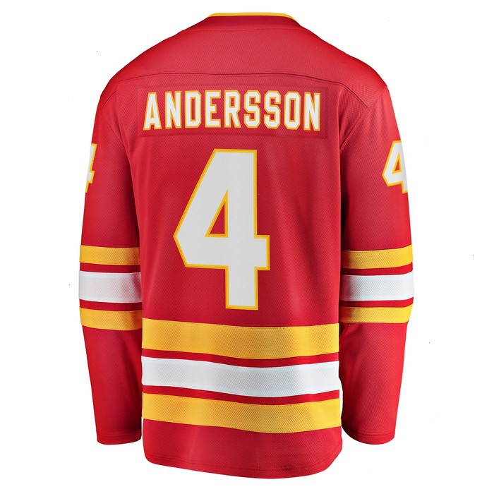 Rasmus Andersson Calgary Flames Fanatics Branded Home Team Breakaway Player Jersey - Red