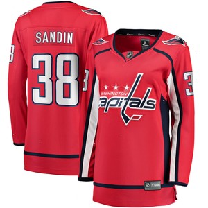 Rasmus Sandin Washington Capitals Women's Fanatics Branded Home Breakaway Jersey - Red