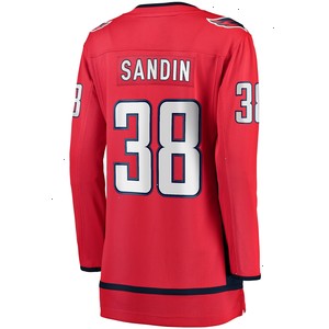 Rasmus Sandin Washington Capitals Women's Fanatics Branded Home Breakaway Jersey - Red