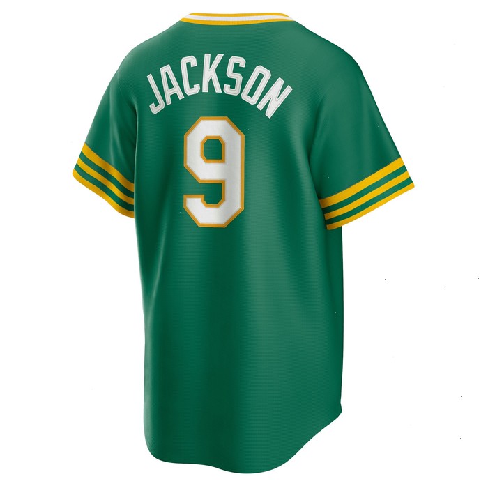 Reggie Jackson Oakland Athletics Nike Road Cooperstown Collection Player Jersey - Kelly Green