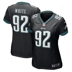 Reggie White Philadelphia Eagles Nike Women's Retired Game Jersey - Black