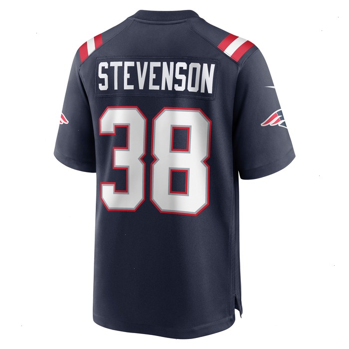 Rhamondre Stevenson New England Patriots Nike Game Jersey - Navy