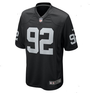 Richard Seymour Las Vegas Raiders Nike Retired Player Game Jersey - Black