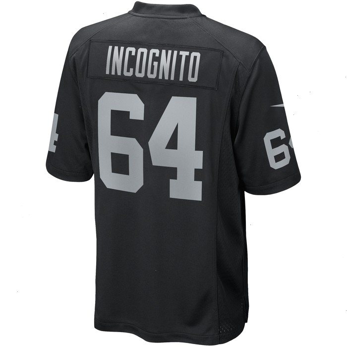 Richie Incognito Las Vegas Raiders Nike Game Jersey - Black